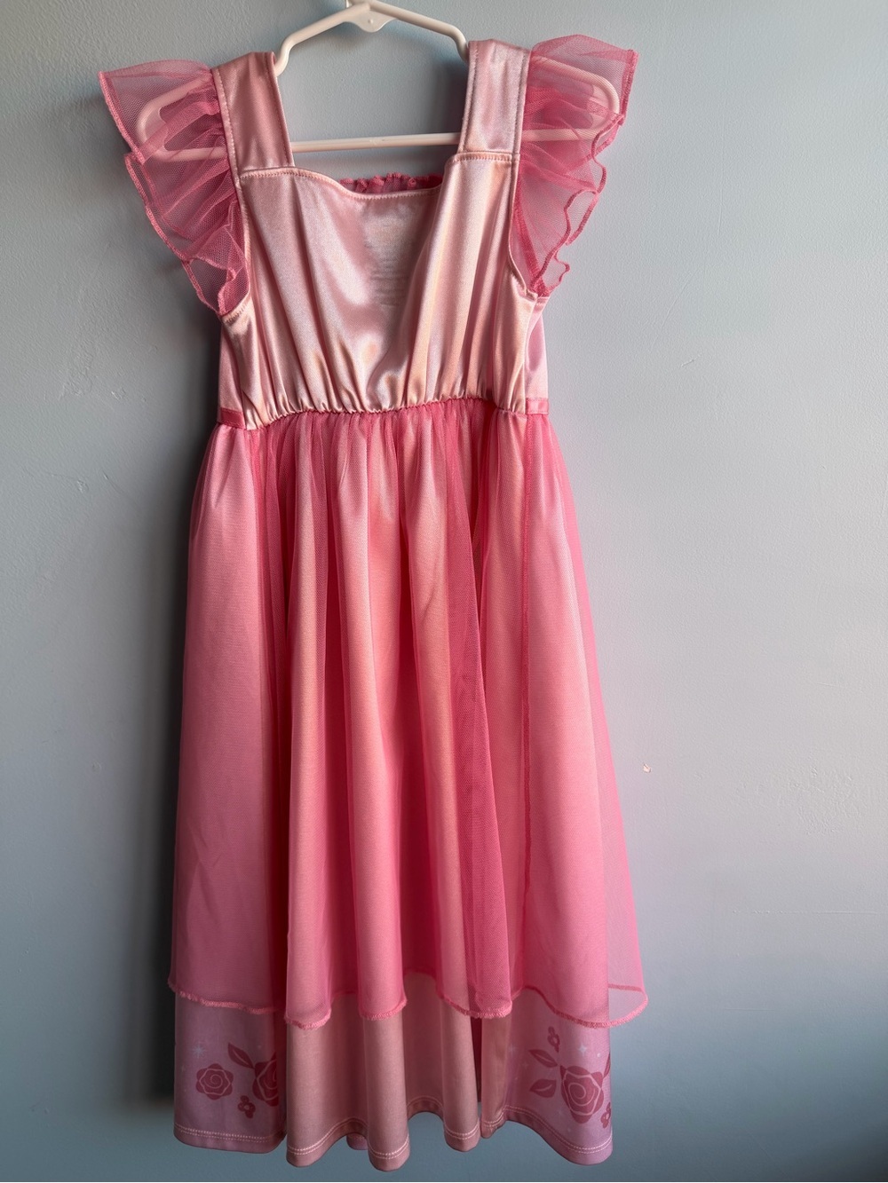 Girls Pink Disney Princess Nightgown Dress Size 5T - Picture 9 of 14